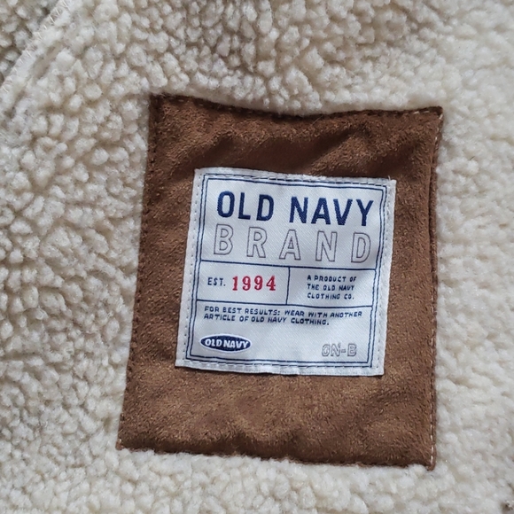 NWT⭐ Old Navy Faux Suede & Sherpa Jacket - Picture 4 of 6